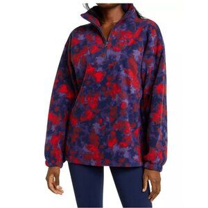 Zella Blair Polar Fleece Quarter Zip Pullover